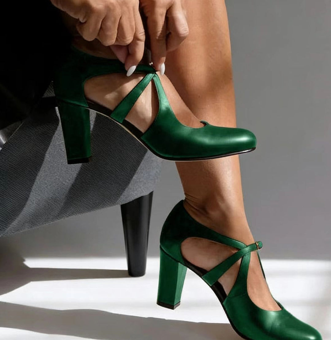 Camille | Elegant and Comfortable Leather Heels